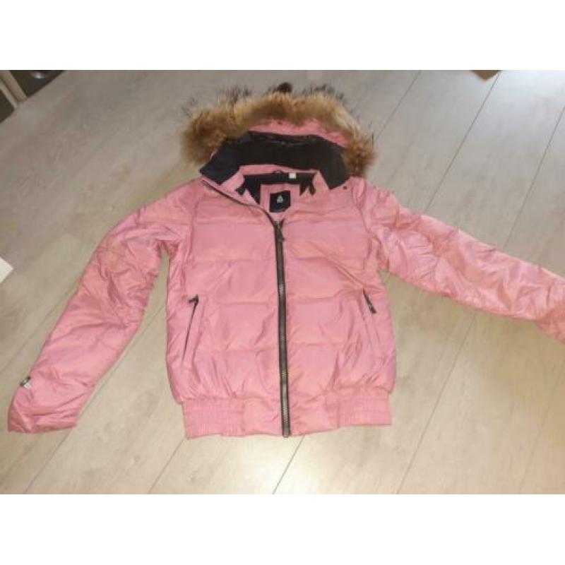 Mooie donzen ski jas van Gaastra, maat s. Kleur rose.