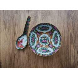 Chinese soepkom + lepel