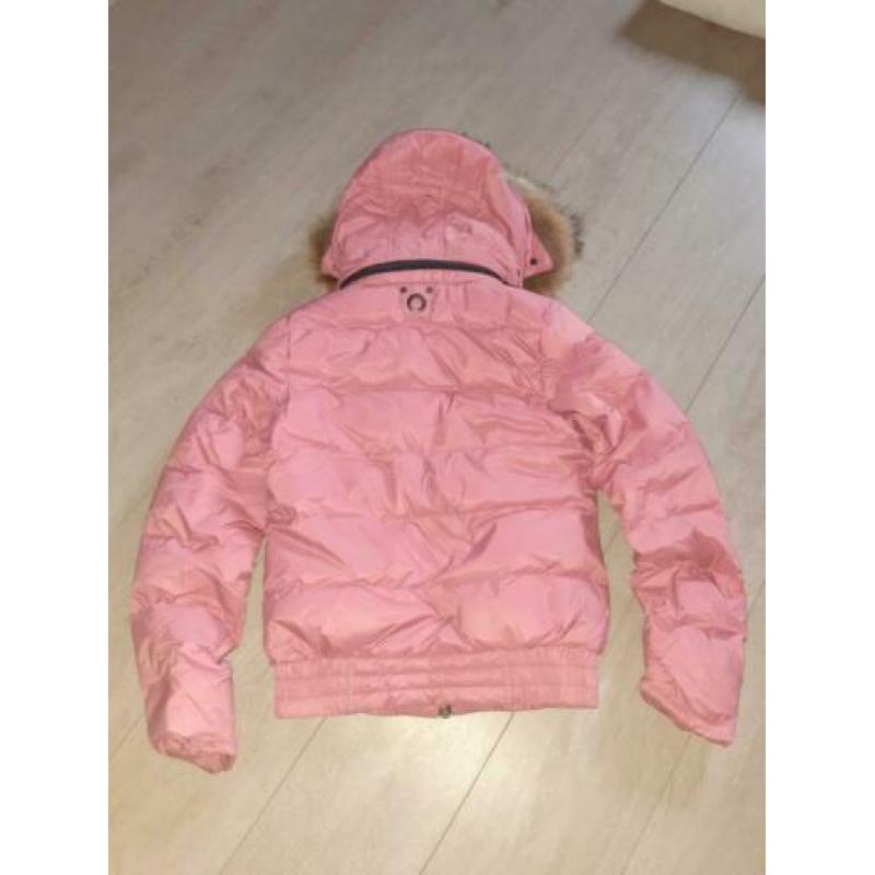 Mooie donzen ski jas van Gaastra, maat s. Kleur rose.