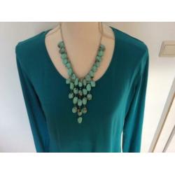 Tuniek aqua turquoise xl