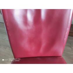 3 leren stoelen Bert Plantagie