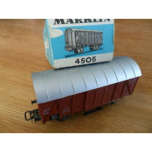 Märklin DB gesloten goederenwagen artnr 4505 in OVP (1)