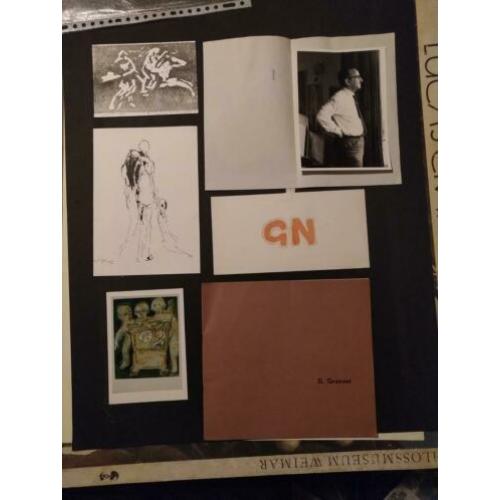 Documentair archief David Granaat (Bergen)litho,foto etc
