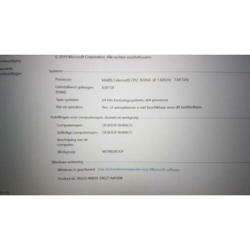 HP 14-bp000nd FHD SSD Windows 10 met garantie.