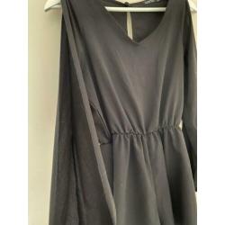 Jumpsuit zwart boohoo maat 38