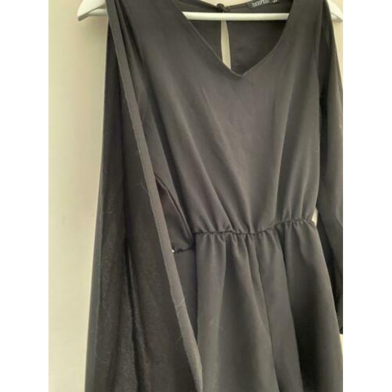 Jumpsuit zwart boohoo maat 38