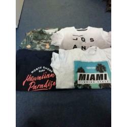 4 't shirts pakket mt m