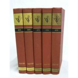 7x jaarboek Winkler Prins 1969 t/m 1975