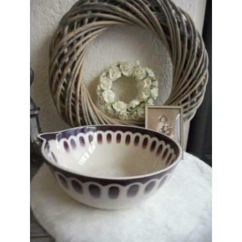 Brocante Schaal van Fair Trade ** Mimosa **