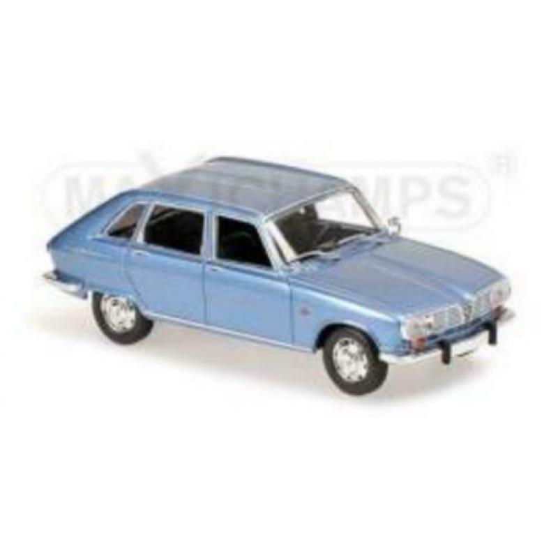 Renault 16 uit 1965 licht-blauwmetallic van Maxichamps 1:43