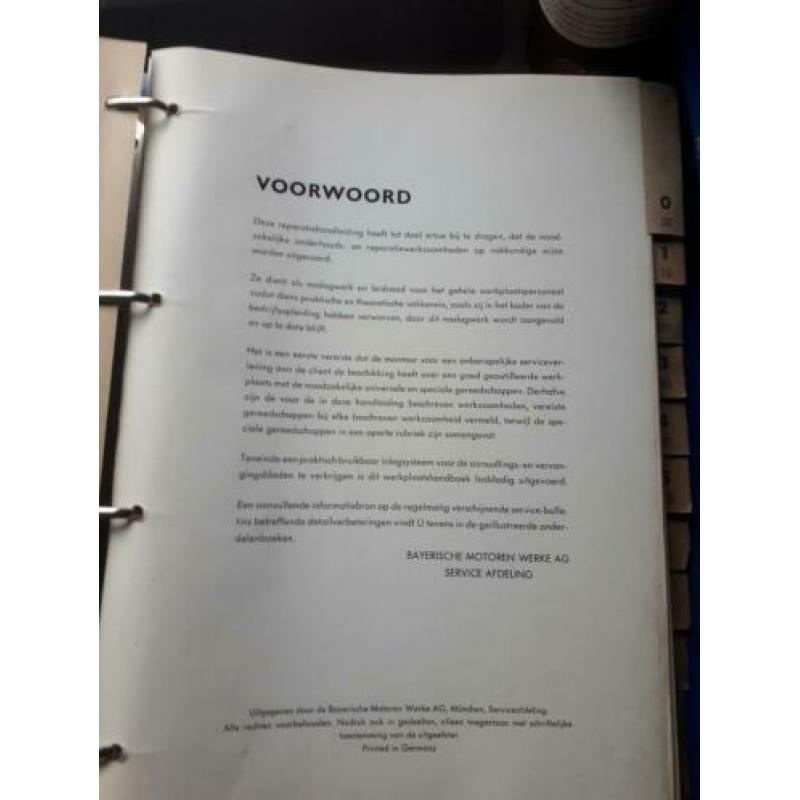 BMW E6 E10 Nee Klasse 1500 1800 2000 Ti werkplaats handboek