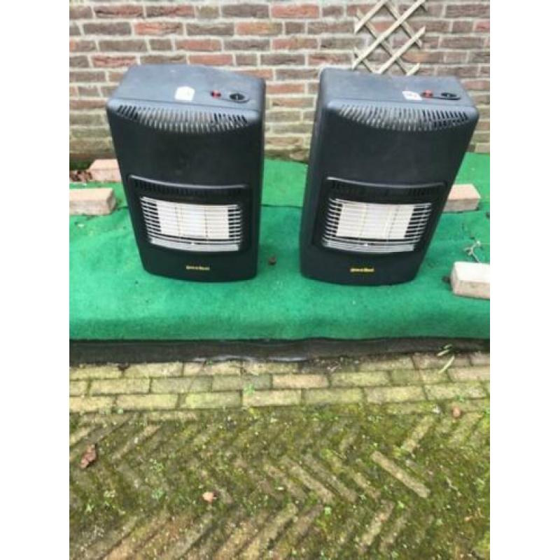 Mobiele gaskachel infrarood 4,1 kW incl.gasdrukregelaar,20€