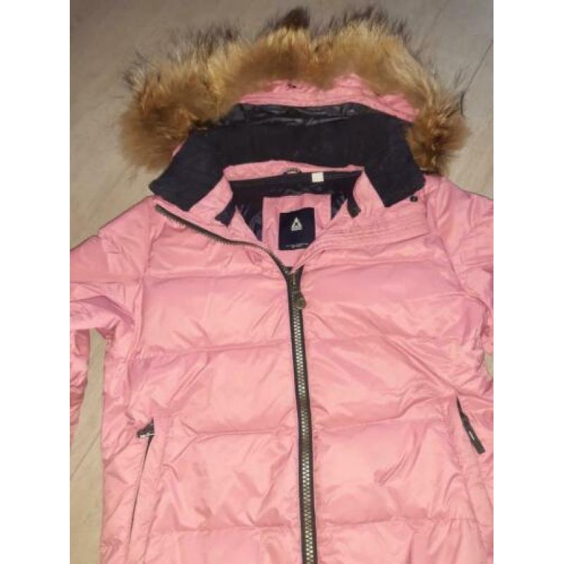 Mooie donzen ski jas van Gaastra, maat s. Kleur rose.