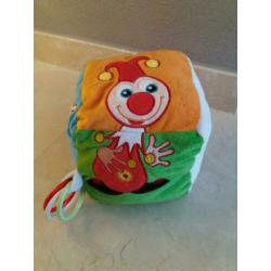Efteling leuke cadeau set Jokkie en Jet knuffels 35cm +kubus