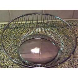 2x Ronde Alfra Alessi Mand/Schaal Stainless steel