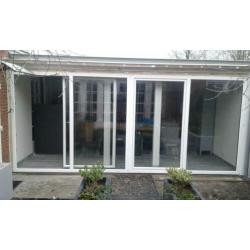 OP VOORRAAD! Kunststof schuifpui 2000x2100 €695