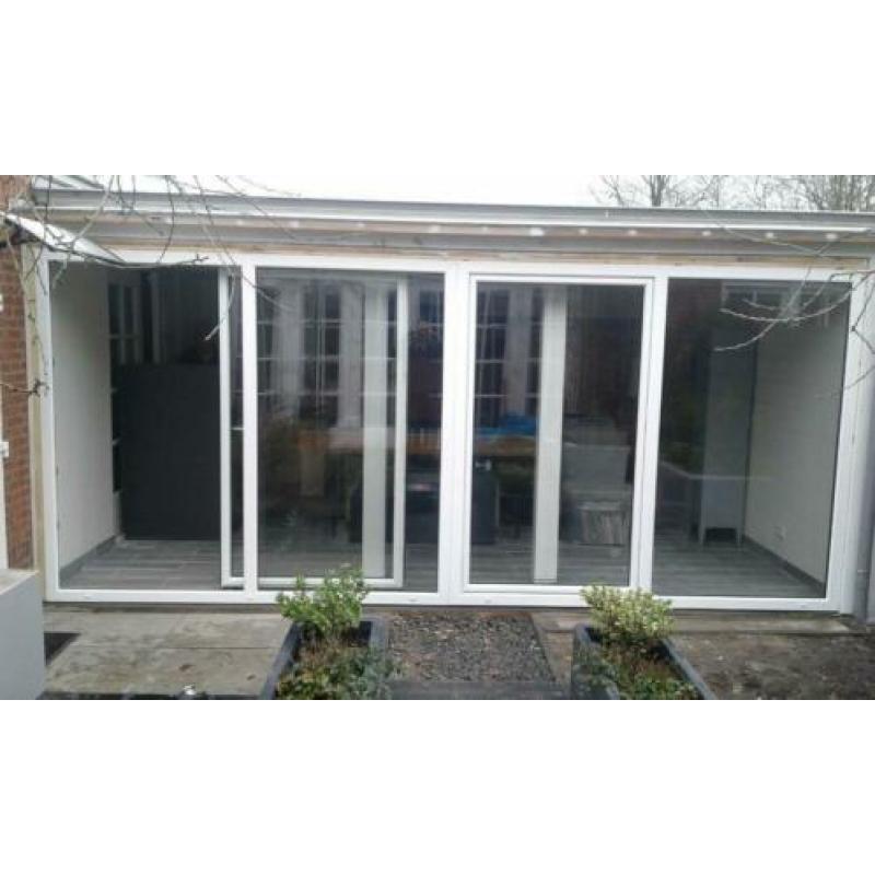 OP VOORRAAD! Kunststof schuifpui 2000x2100 €695
