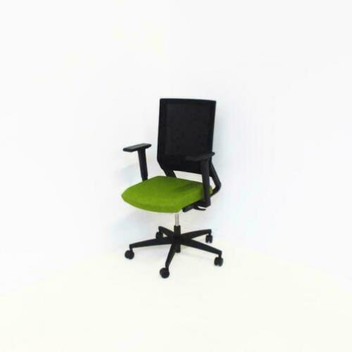 RM Office Type Impulse Bureaustoelen, NIEUW, Zwart Groen