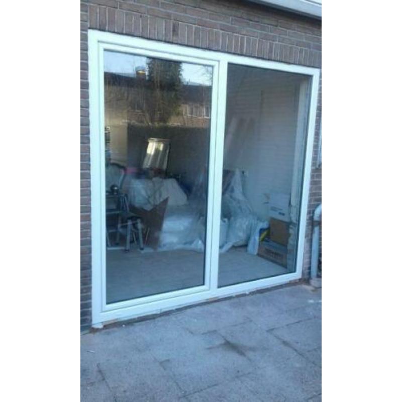 OP VOORRAAD! Kunststof schuifpui 2000x2100 €695