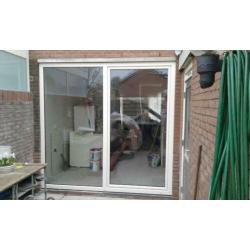 OP VOORRAAD! Kunststof schuifpui 2000x2100 €695