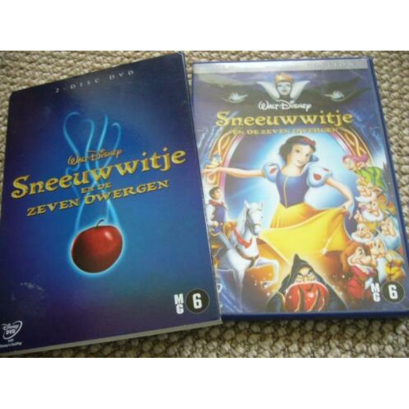 Sneeuwwitje en de zeven dwergen , van Walt Disney dvd zgan