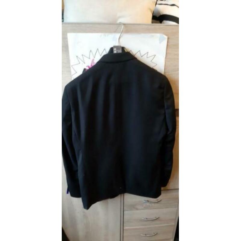 Nieuwe slim fit zwarte colbert maat 50