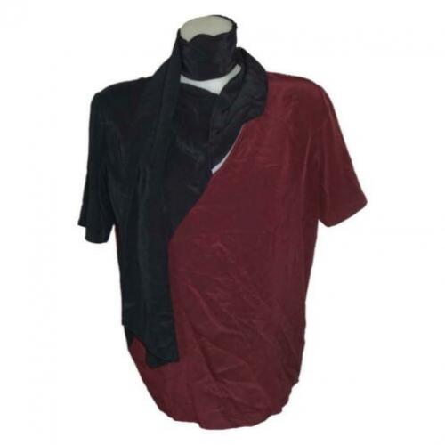 D4A Paul Smith zijden truitje 2 kleuren met shawl eraan It46