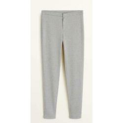 Geruite legging van Mango, nieuw