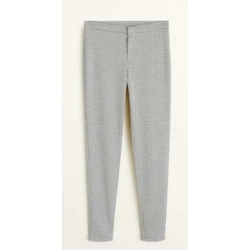 Geruite legging van Mango, nieuw