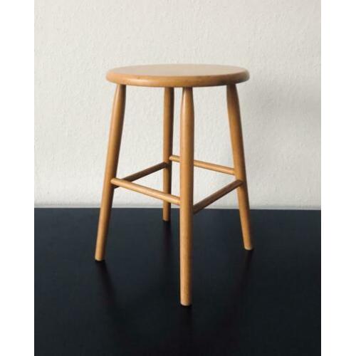 Kruk hout vintage retro design