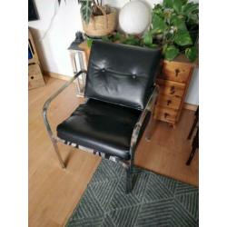Vintage design stoel sky/metaal (jr.60-70)