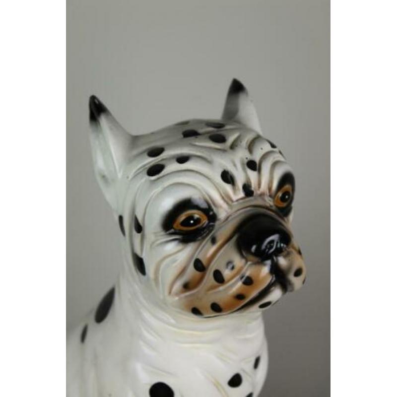 Vintage puppie Dalmatiër beeld in porcelein - 1960s