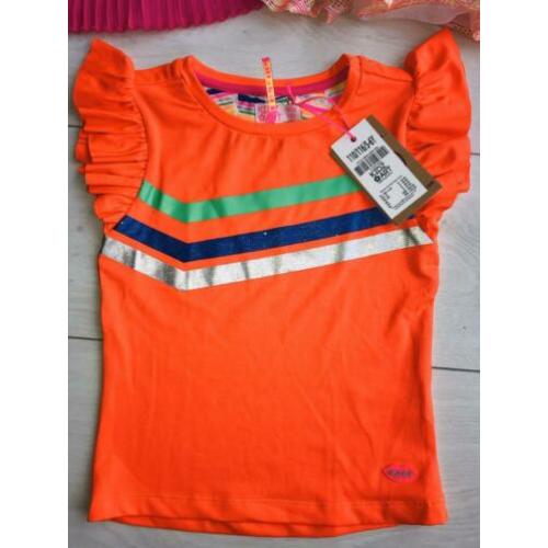Nieuw met kaartjes shirtje Kidz Art draagmaat 104/110