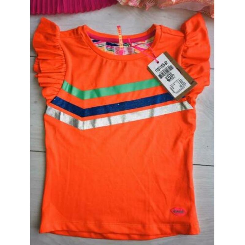 Nieuw met kaartjes shirtje Kidz Art draagmaat 104/110