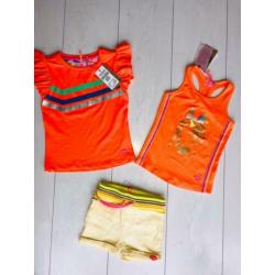 Nieuw met kaartjes shirtje Kidz Art draagmaat 104/110