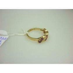 Ring goud met robijnen en diamanten / Z6200