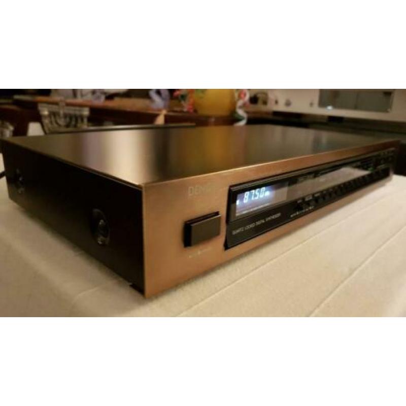 Uniek Brass uitvoering DENON TU-450 - Topklasse
