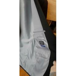 Nieuwe slim fit zwarte colbert maat 50