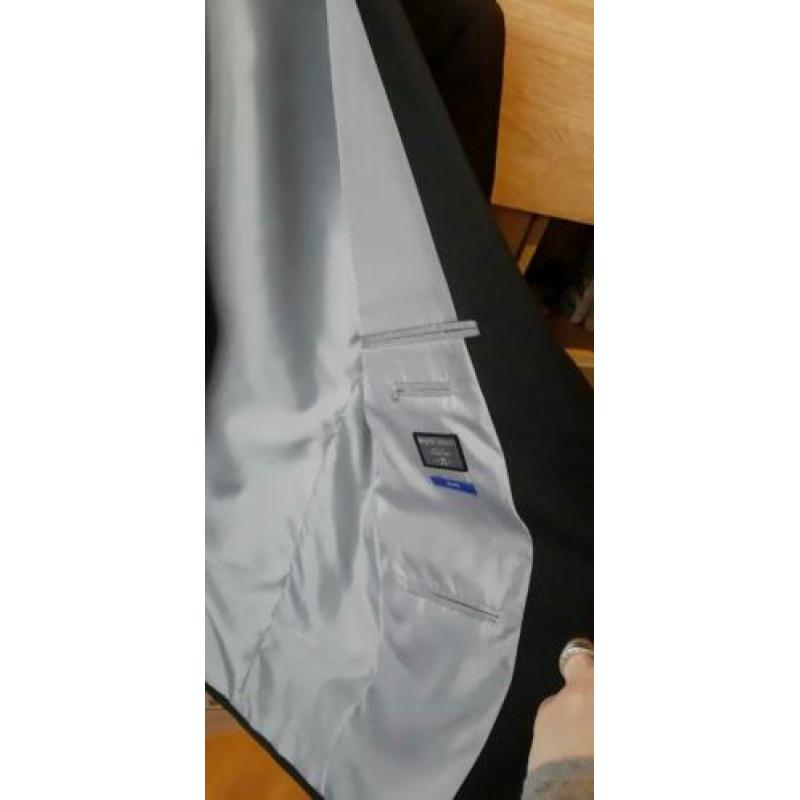 Nieuwe slim fit zwarte colbert maat 50