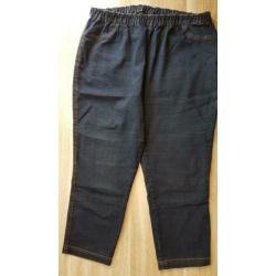 Broek, denim spijkerstof blauw (maat 3XL)NIEUW!!!