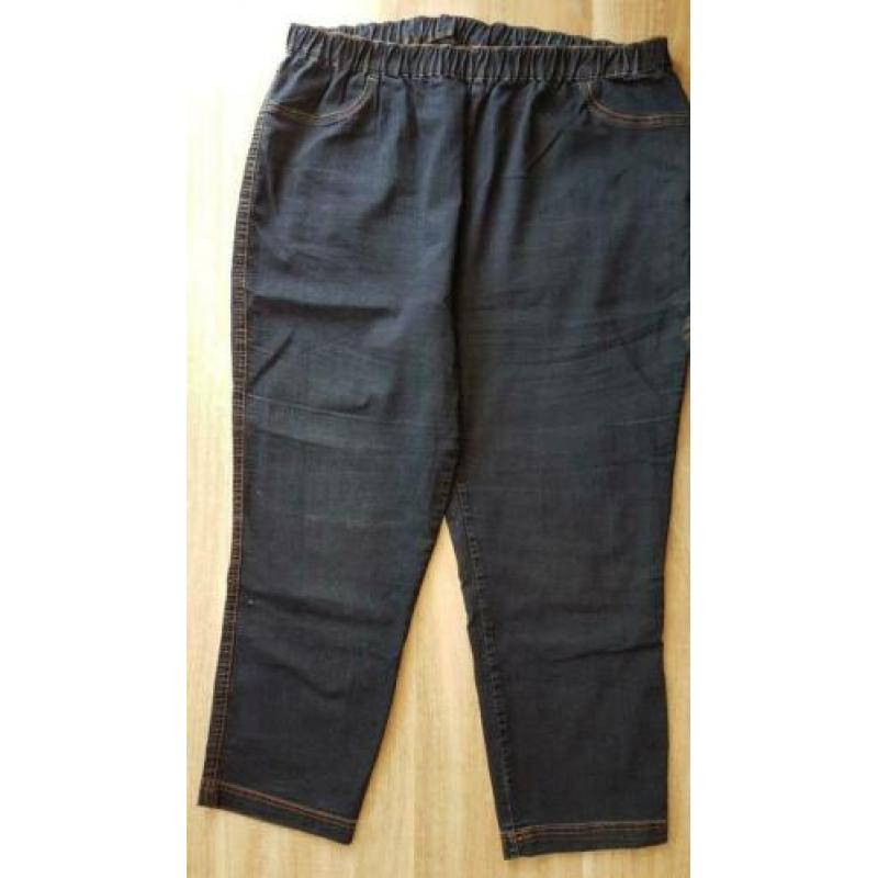 Broek, denim spijkerstof blauw (maat 3XL)NIEUW!!!