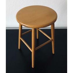 Kruk hout vintage retro design