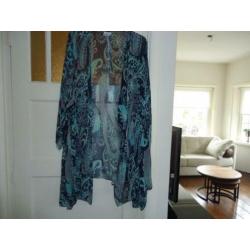 hele mooie voille lange vest merk BAGOES maat 5 56/58
