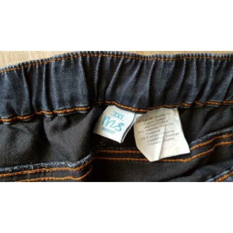 Broek, denim spijkerstof blauw (maat 3XL)NIEUW!!!