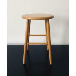 Kruk hout vintage retro design