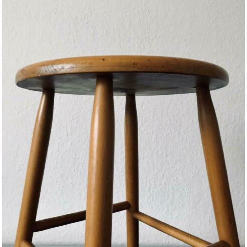 Kruk hout vintage retro design