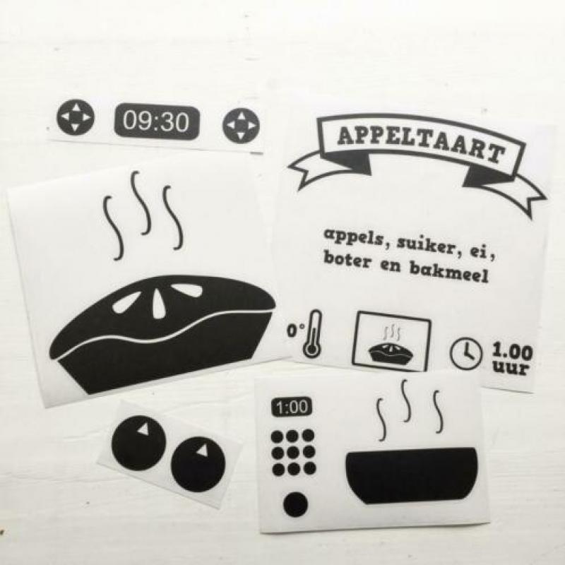 ikea duktig keukentje sticker set