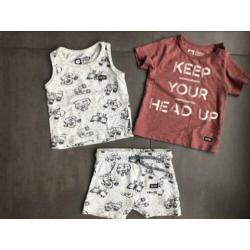 Tumble n dry zomer t shirt hemd broekje mt 68