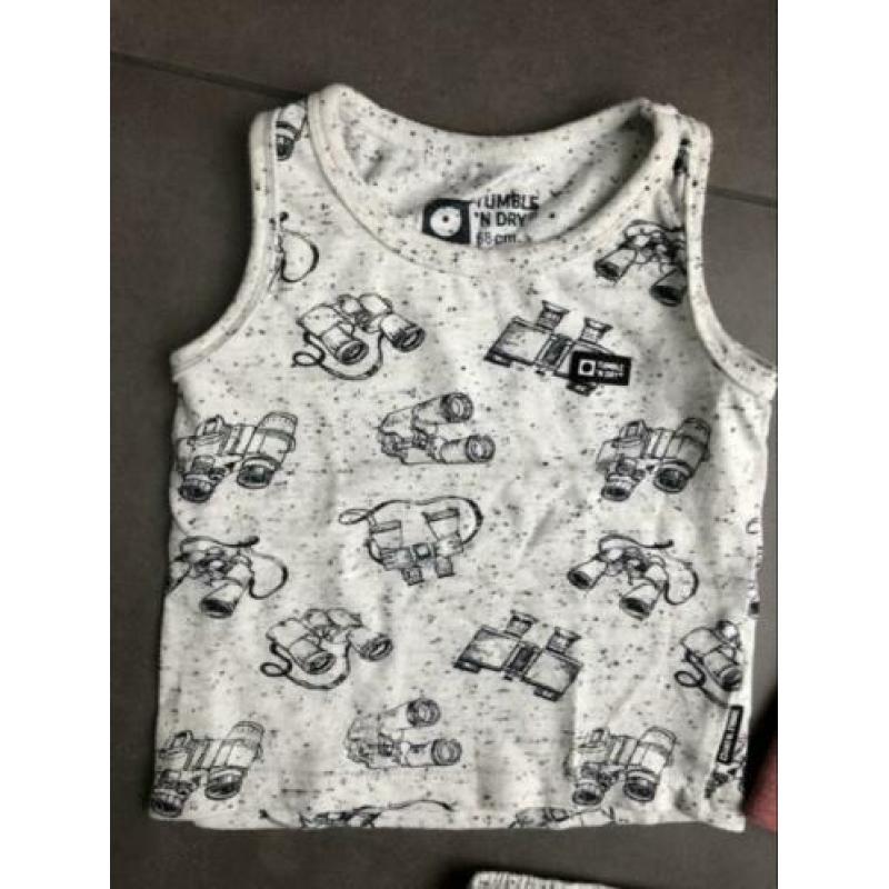 Tumble n dry zomer t shirt hemd broekje mt 68