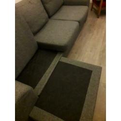 3 zits bank met chaise longue - VOOR HET GOEDE DOEL